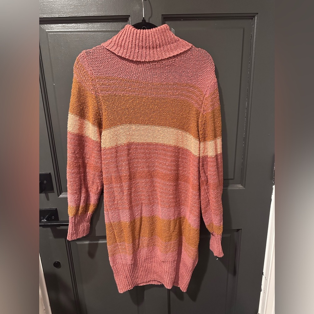 L*Space 100% cotton Turtleneck Mini Dress